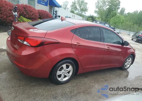 2014 Hyundai Elantra Se from USA, damaged, VIN 5NPDH4AE2EH531657